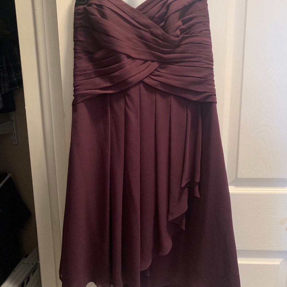 Davids Bridal Short Bridesmaid Dress